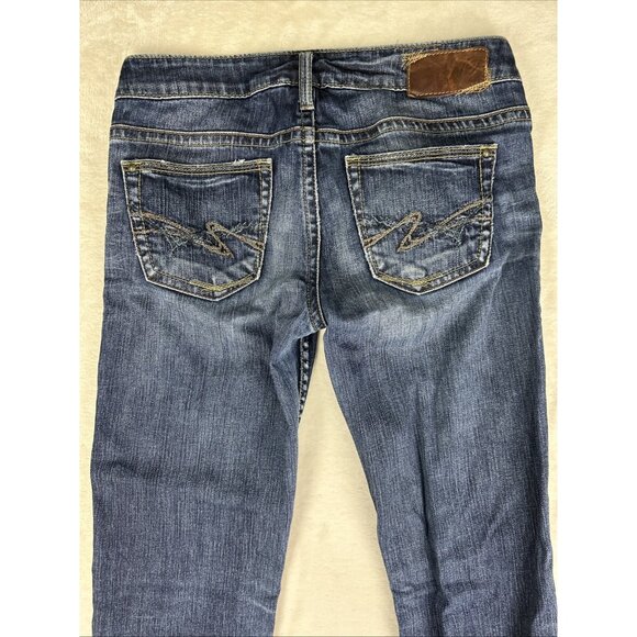 Silver Jeans Toni Women’s 27 Custom Lace Flower Modified Hippie Boho Floral - Picture 15 of 16